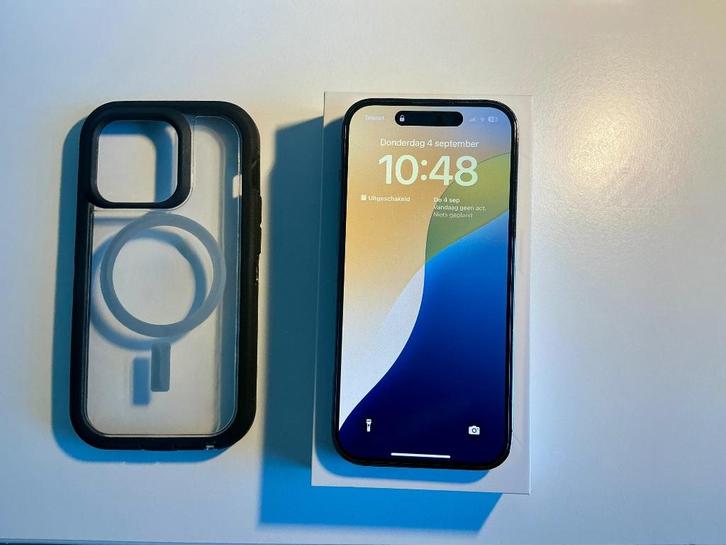 APPLE iPhone 14 Pro - 128 GB Paars, Telecommunicatie, Mobiele telefoons | Apple iPhone, Zo goed als nieuw, 128 GB, Zonder abonnement