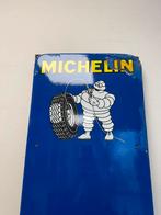 MICHELIN emaille reclamebord, Verzamelen, Ophalen of Verzenden, Gebruikt, Reclamebord