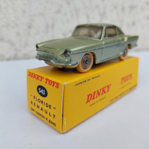 DINKY TOYS 543 RENAULT FLORIDA VET METAL FRANKRIJK + REPRO B, Hobby en Vrije tijd, Modelauto's | 1:43, Gebruikt, Auto, Dinky Toys
