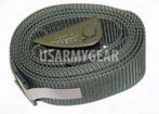 2x Heavy Duty Old School militaire spanbanden groen vintage, Ophalen of Verzenden