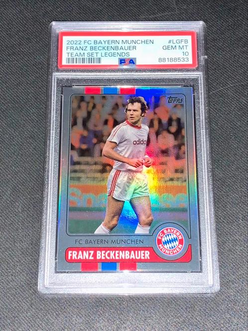 2022 FC Bayern Munchen Franz Beckenbauer Legends PSA 10 card, Hobby & Loisirs créatifs, Autocollants & Images, Comme neuf