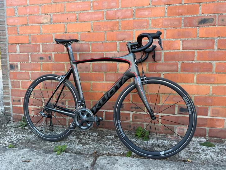 Kuota kryon DI2 maat 56 + 2 extra wielsets!, Fietsen en Brommers, Fietsen | Racefietsen, Zo goed als nieuw, Carbon, Ophalen
