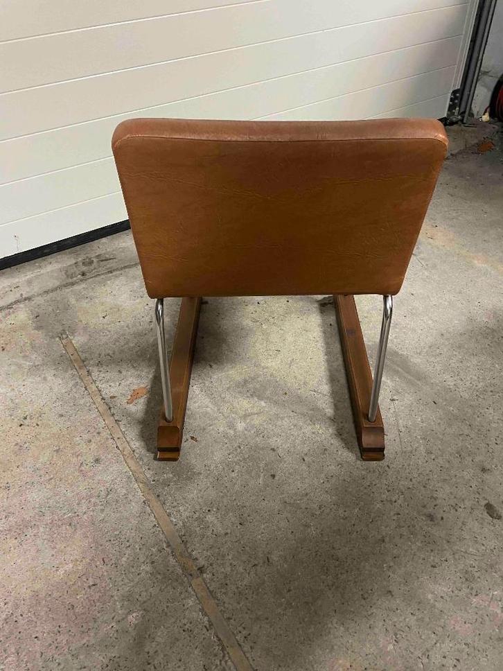 Chaise, Maison & Meubles, Chaises, Utilisé, Cinq, Six Chaises ou plus, Bois, Synthétique, Métal, Brun, Enlèvement