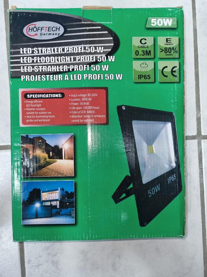 Höfftech LED verstraler / spot / halogeenstraler ., Doe-het-zelf en Bouw, Bouwverlichting, Nieuw, Overige typen, Minder dan 50 watt