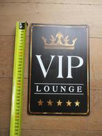 ijzeren Vip lounge plaat ,mooi voor in clubhuis of poolhouse, Enlèvement ou Envoi, Neuf, Panneau publicitaire