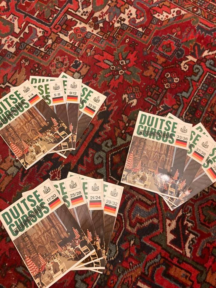 Vintage cursus duits: boekjes met telkens grammofoonplaat, Boeken, Taal | Duits, Zo goed als nieuw, Ophalen