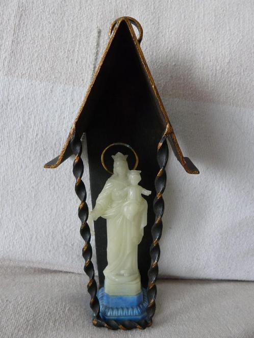 Chapelle en fer forgé avec statue de Marie et de l'Enfant Jé, Antiquités & Art, Antiquités | Objets religieux, Enlèvement