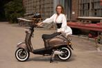 Nieuwe elektrisch E-Lowigi scooter Mat Bruin in A of B klass, Fietsen en Brommers, Scooters | Vespa, Nieuw, Ophalen of Verzenden