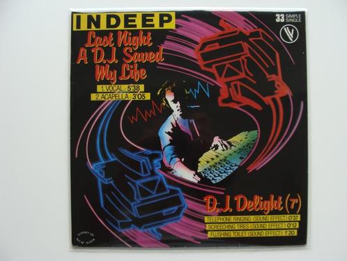 Indeep – Last Night A D.J. Saved My Life (1982 - Limited), Cd's en Dvd's, Vinyl | Hiphop en Rap, Voor 1985, 12 inch, Ophalen of Verzenden
