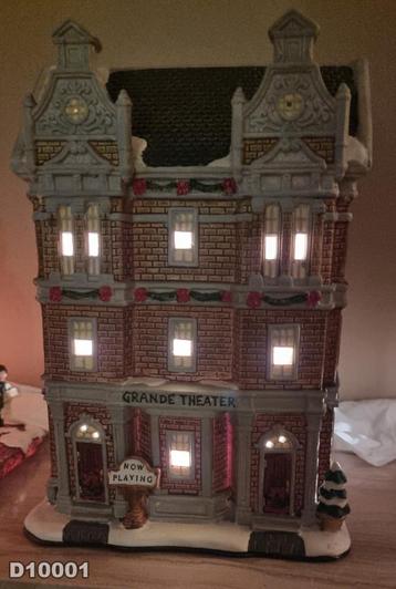 Vintage Verlichte Kersthuisjes beschikbaar voor biedingen