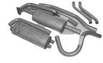 Uitlaatset P1800 RVS 1966-1969 carburateur met dubbele voorp, Ophalen of Verzenden, Nieuw