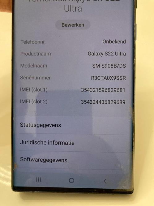 Samsung Galaxy S22 Ultra 256 Go, Télécoms, Téléphonie mobile | Samsung, Comme neuf, Galaxy S22, 256 GB, Sans abonnement, Sans simlock