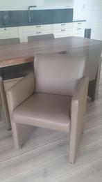 Stoelen op wielen, Ophalen, Zo goed als nieuw, Leer, Vijf, Zes of meer stoelen