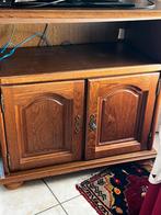 Eiken eetplaats :  dressoir , barkast , tafel met 6 stoelen, Huis en Inrichting, Ophalen, Zo goed als nieuw