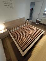 Lit vastiau godeau 180x200 avec sommiers et tables de nuit., Huis en Inrichting, Slaapkamer | Bedden, Ophalen of Verzenden, Zo goed als nieuw