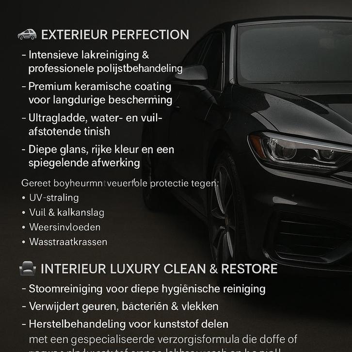 Onderhoud + autos schoonmaken binnen en buiten, Hobby en Vrije tijd, Overige Hobby en Vrije tijd, Nieuw, Ophalen