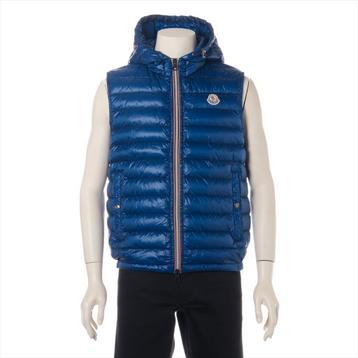 Veste manteau doudoune sans manche Moncler Gien Taille 2, Moncler, Enlèvement ou Envoi, Porté, Bleu