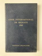 Code International de Signaux 1965 - édition Française, Livres, Livres d'étude & Cours, Enlèvement ou Envoi