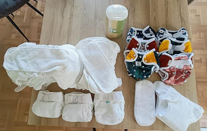 Wasbare luiers Totsbots & Bamboolik, Kinderen en Baby's, Badjes en Verzorging, Zo goed als nieuw, Overige typen, Overige merken