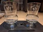 Te koop : Twee biergelazen Gordon Scotch, Verzamelen, Glas en Drinkglazen, Nieuw, Ophalen of Verzenden