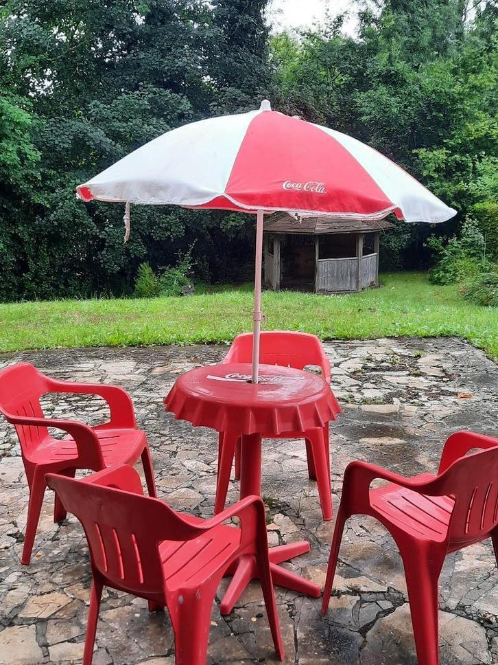 Coca Cola tuinset, Verzamelen, Merken en Reclamevoorwerpen, Gebruikt, Ophalen