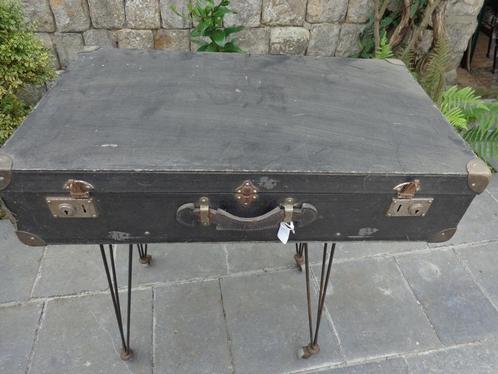 Valise malle de voyage en bois, Antiek en Kunst, Curiosa en Brocante, Ophalen