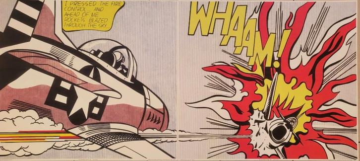 Roy Lichtenstein - « WHAAM » - Lithographie offset, Antiquités & Art, Art | Lithographies & Sérigraphies, Envoi