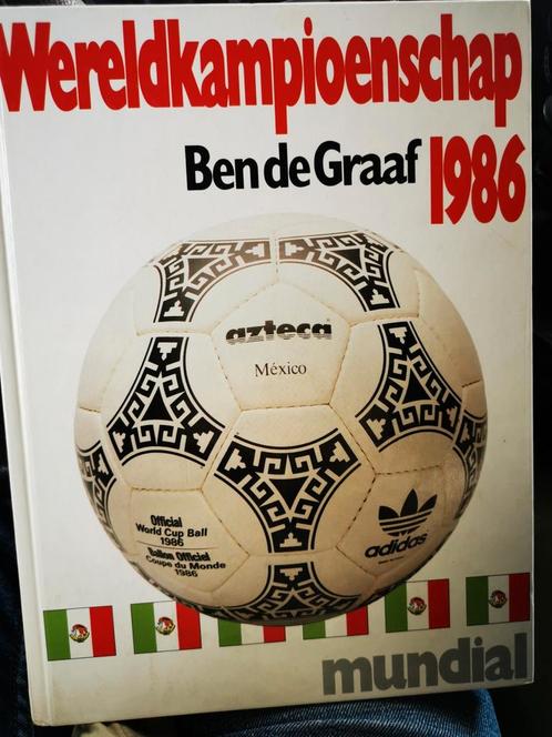 Wereldkampioenschap 1986 mundial, Ben de Graaf boek, Verzamelen, Sportartikelen en Voetbal, Zo goed als nieuw, Boek of Tijdschrift