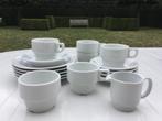 Porseleinen Ontbijtservies  (17 stuks)  6€/set, Ophalen, Zo goed als nieuw, Effen, Porselein