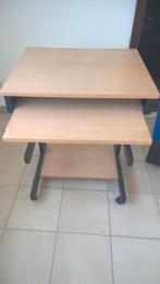 Computer tafel op wieltjes, Huis en Inrichting, Ophalen of Verzenden, Zo goed als nieuw, 70 tot 120 cm