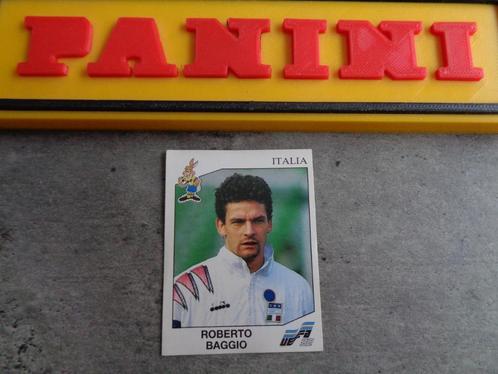 PANINI voetbal EURO 92 ANNO EK 1992 BAGGIO !!!!, Hobby en Vrije tijd, Stickers en Plaatjes, Zo goed als nieuw, Sticker, Verzenden