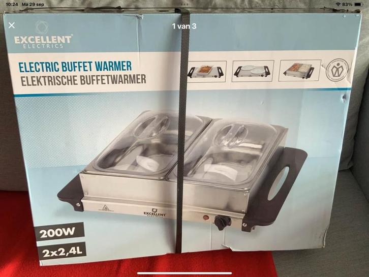 Elektrische buffetwarmer of bordenwarmer, Huis en Inrichting, Keuken | Keukenbenodigdheden, Nieuw, Ophalen