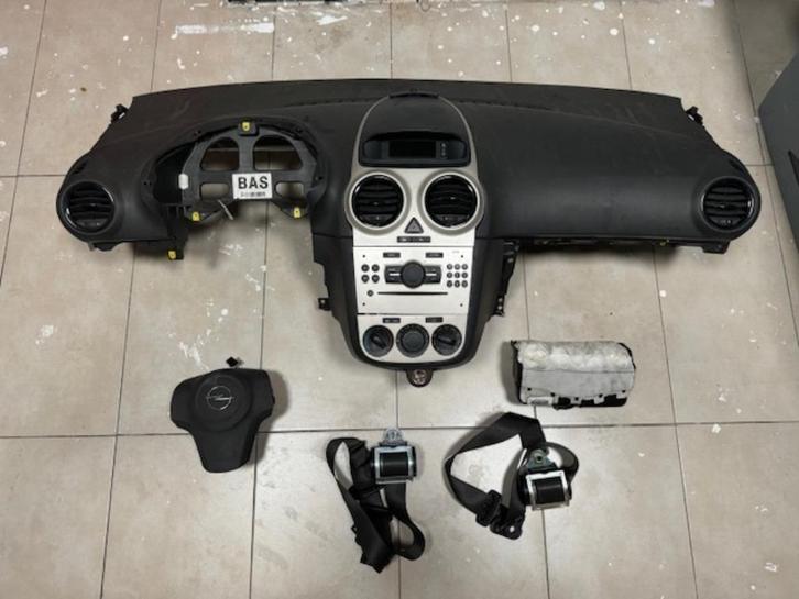 Opel Corsa D Dashboard Airbagset Compleet, Auto-onderdelen, Dashboard en Schakelaars, Opel, Gebruikt, Ophalen of Verzenden