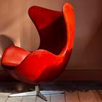 Arne Jacobsen eierfauteuil 1960 Fritz Hansen origineel, Huis en Inrichting, Ophalen, Gebruikt