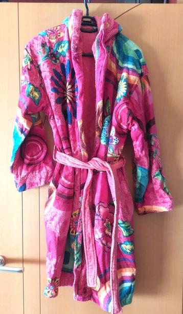 Desigual badjas van fuchsia/rode badstof