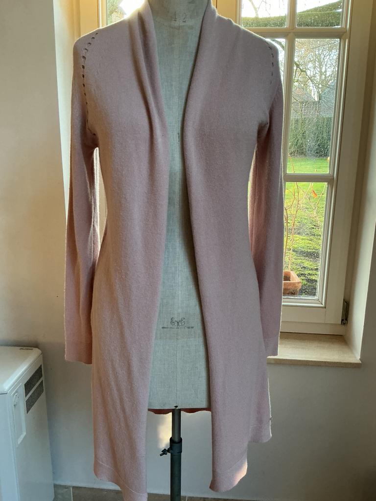 Lange tricot vest Amélie & Amélie, maat 36, Ophalen of Verzenden, Zo goed als nieuw, Maat 36 (S)