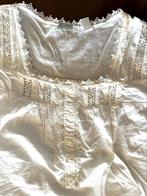 Robe de nuit ancienne brodée L: 115 cm, Femmes, Sans