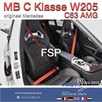 W205 C43 C63 AMG rode gordels origineel Mercedes C Klasse 63, Gebruikt, -, Ophalen of Verzenden, -