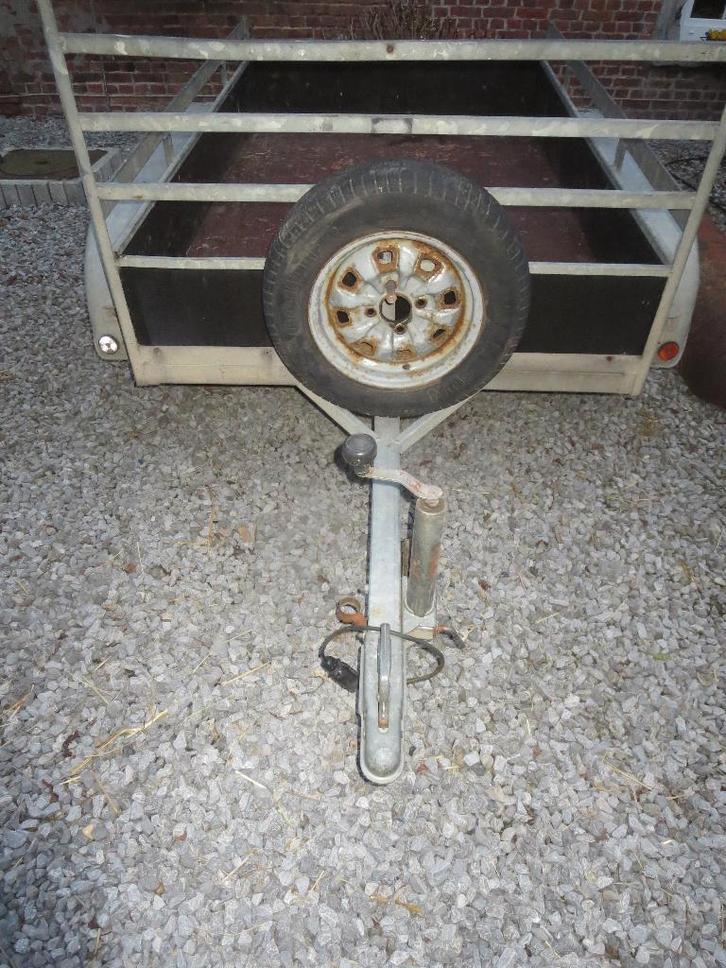 dubbelassige aanhangwagen, Auto diversen, Aanhangers en Bagagewagens, Gebruikt, Ophalen