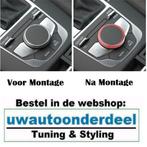Navigatie knop Trim Rood Geschikt voor Audi A3 S3 Rs3 8V MMI, Envoi