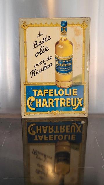 Antieke reclameplaat uit 1953 beschikbaar voor biedingen