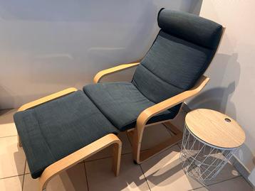 Relax Poang zetel ikea met voetenbank - limited edition beschikbaar voor biedingen