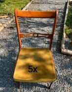 5 eetkamerstoelen vintage jaren 60🪑🪑, Ophalen, Gebruikt, Overige kleuren, VINTAGE