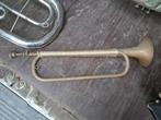Jachthoorn, Muziek en Instrumenten, Blaasinstrumenten | Trombones, Ophalen of Verzenden, Zo goed als nieuw