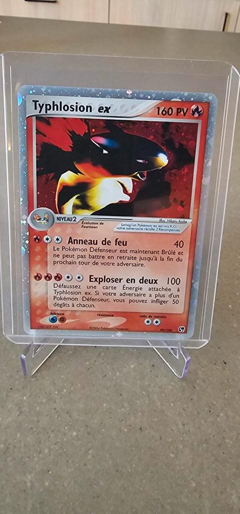 Typhlosion ex - near mint status, Hobby en Vrije tijd, Verzamelkaartspellen | Pokémon, Ophalen of Verzenden