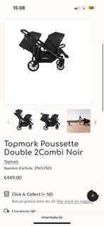 Poussette double Topmark, Enfants & Bébés, Poussettes & Combinaisons, Enlèvement, Comme neuf, Poussette