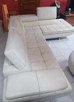 Bank/bank 'Château d'Ax' eierschaalleer/gebroken wit, Huis en Inrichting, Ophalen, Leer