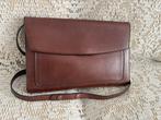 DELVAUX bruine leren schoudertas, Ophalen of Verzenden, Leer