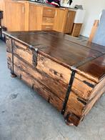 Houten opbergkist, Huis en Inrichting, Woonaccessoires | Kisten, Ophalen, 100 tot 150 cm, 50 tot 75 cm, Eikenhout