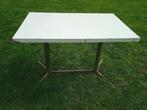 table vintage formica blanc dans son jus, Ophalen